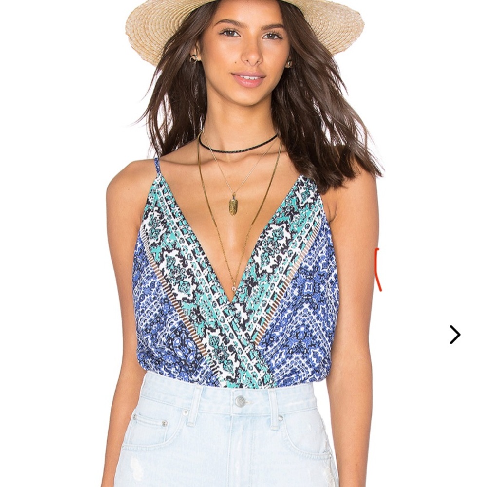 Lovers + Friends VISION CAMI BODYSUIT